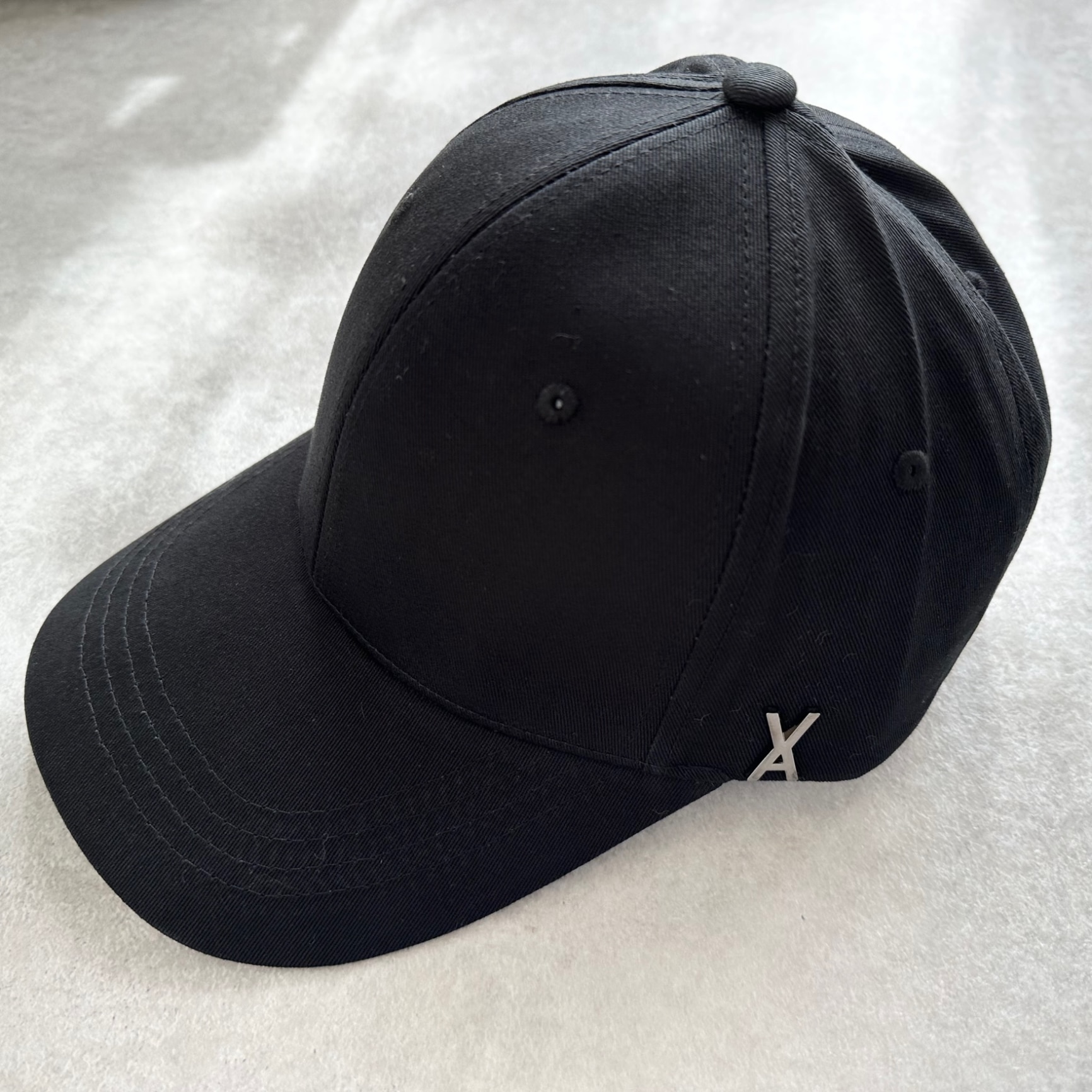 バザール キャップ VARZAR Stud logo over fit ball cap ロゴ
