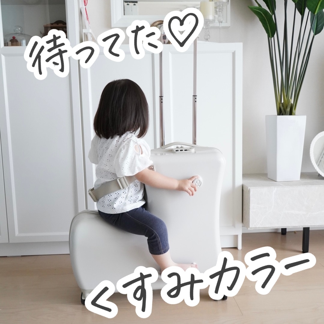 ZIP！」で紹介 NORICCO ノリッコ 子どもが乗れるキャリーケース