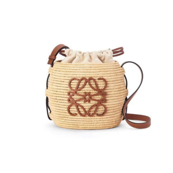 ロエベ LOEWE レディース☆ビーハイブ バスケットバッグ (ラフィア 