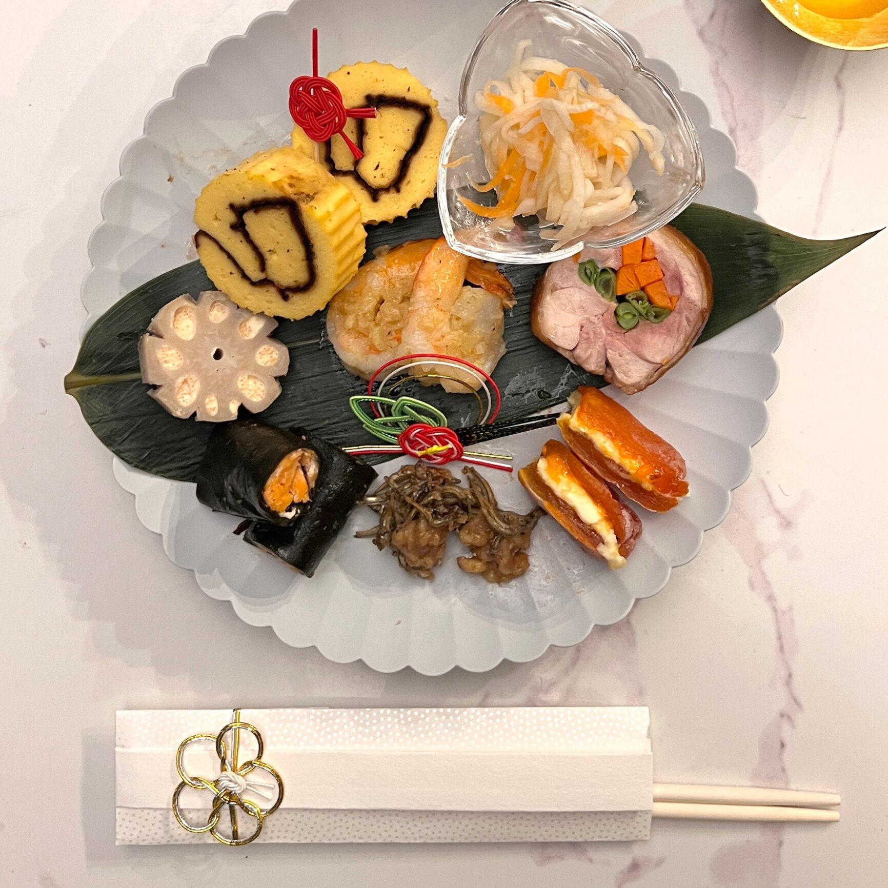 水引お箸袋 梅いちりん 3膳入り 全2色 お祝い箸 祝箸 箸 割り箸