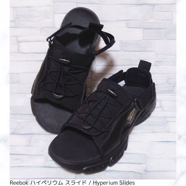 リーボック ポンプフューリー サンダル オープントゥ ブラック ホワイト 28 インスタポンプフューリー サンダル / INSTAPUMP FURY SANDAL
