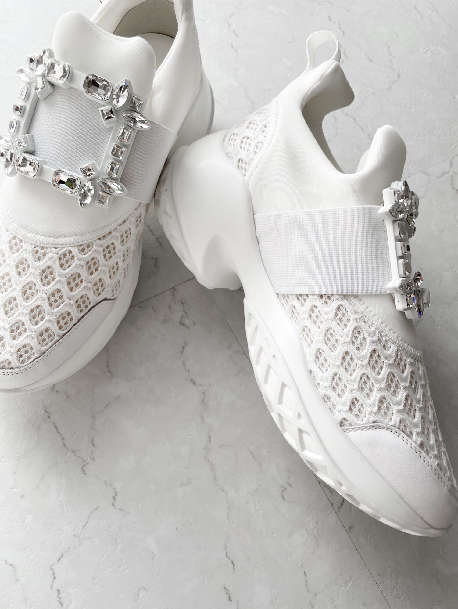 楽天1位 シリーズ累計10万足》 ロゴ有り ビジュー スニーカー