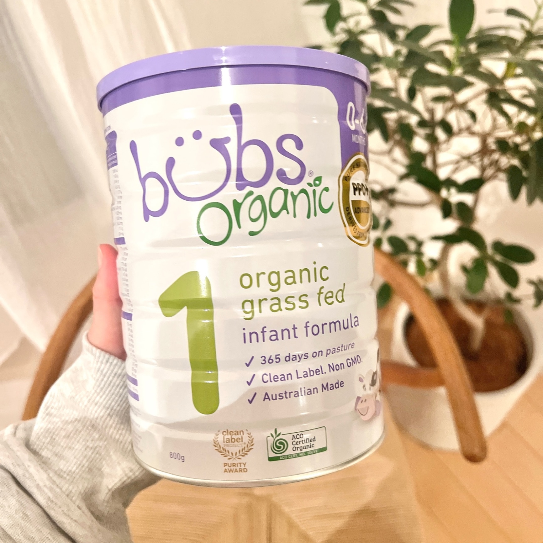 Bubs バブス オーガニック Organic 粉ミルク ステップ1 ３缶セット