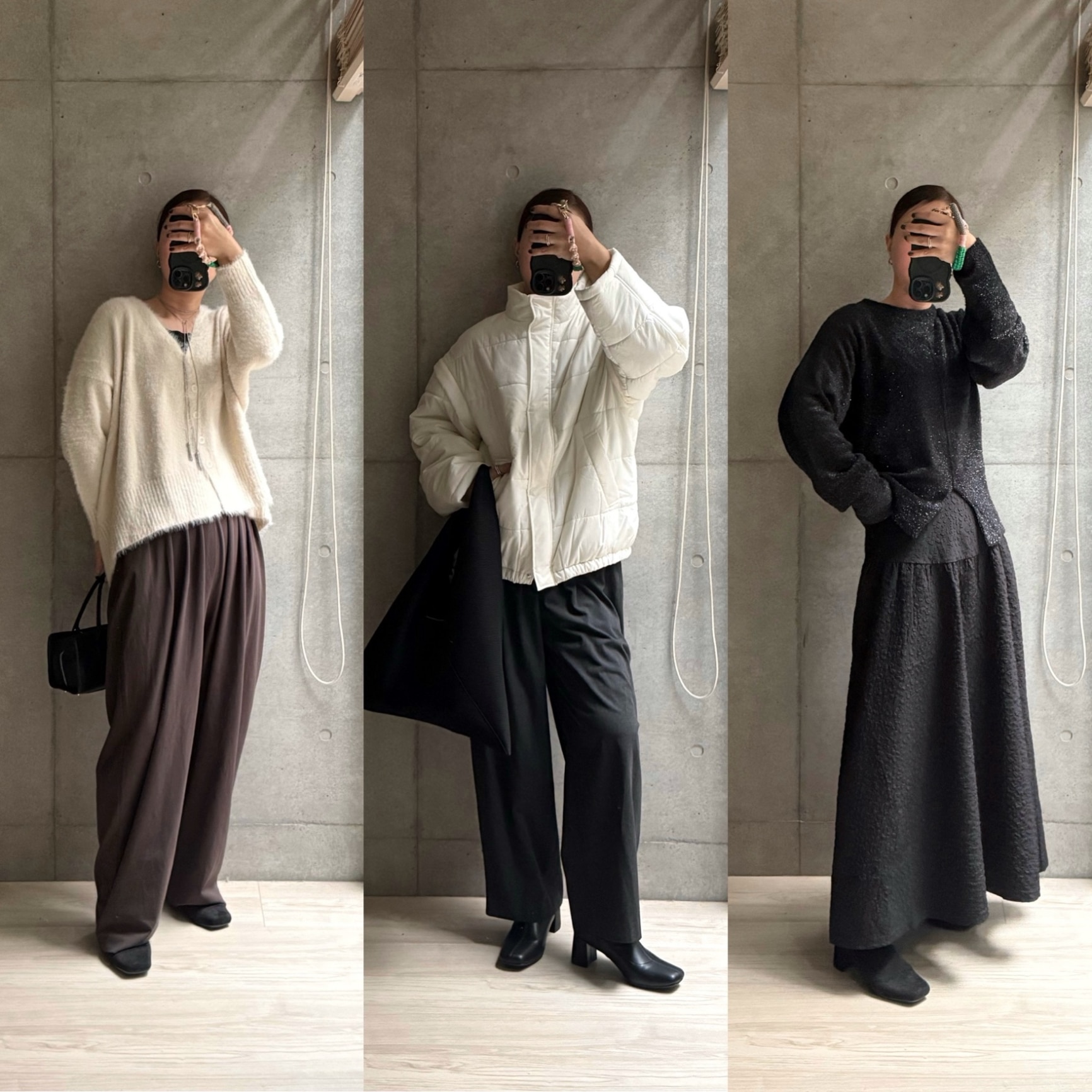 【yuki×for/cコラボ】福袋 2026 4点 選べる アウター コート ブルゾン レディース ニット カーディガン トップス AW 秋 冬 ラッキーバッグ 着回し リサイクルポリエステル サスティナブル エコ 25A/W 秋 冬 M Lサイズ 洗濯可 for/c フォーシー 楽天room - メイン画像 1