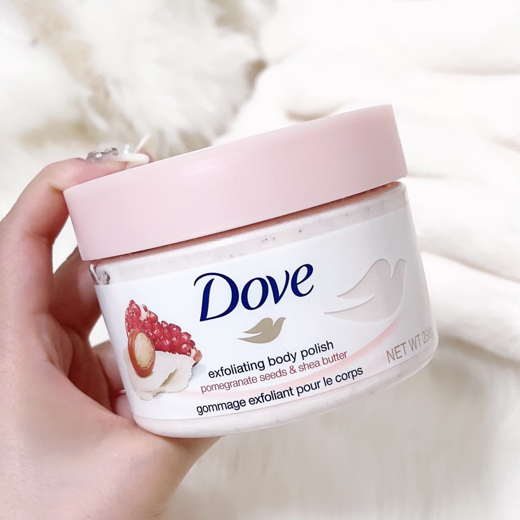 Dove ダヴ クリーミーボディスクラブ ザクロ＆シアバター 225ml