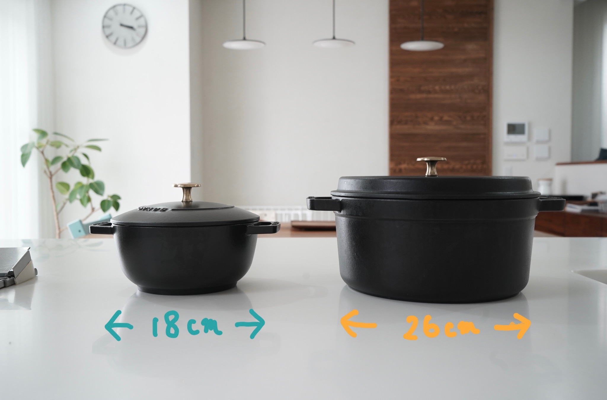 ストウブ 18センチ ワナベ M - 調理器具