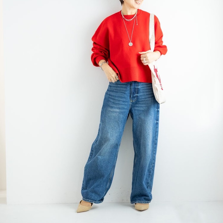 Curensology ＜&RC＞ワイドルーズデニムパンツ カレンソロジー パンツ