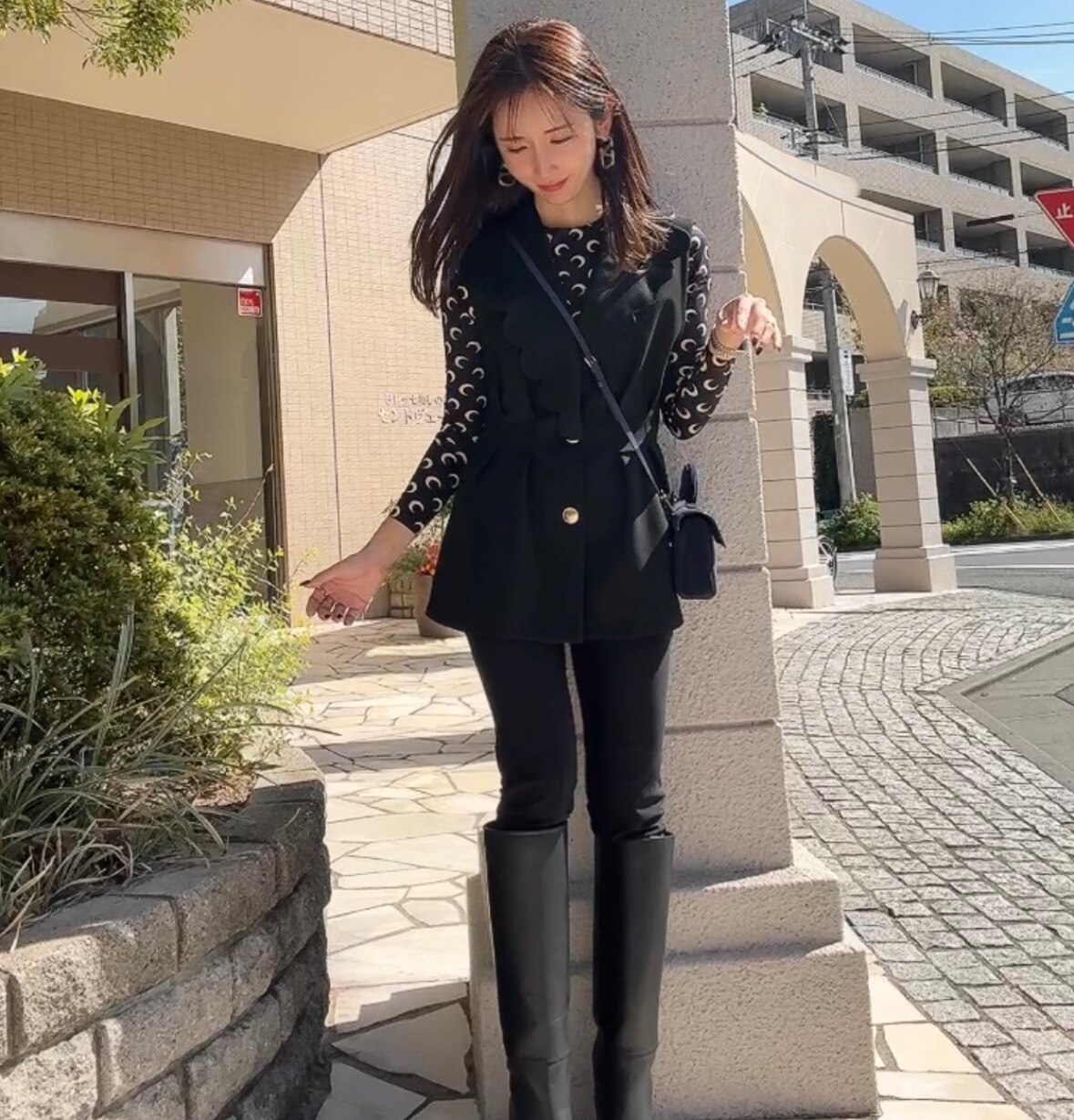 Marine Serre マリーン セル ロンT カットソー Second Skin Moon Top