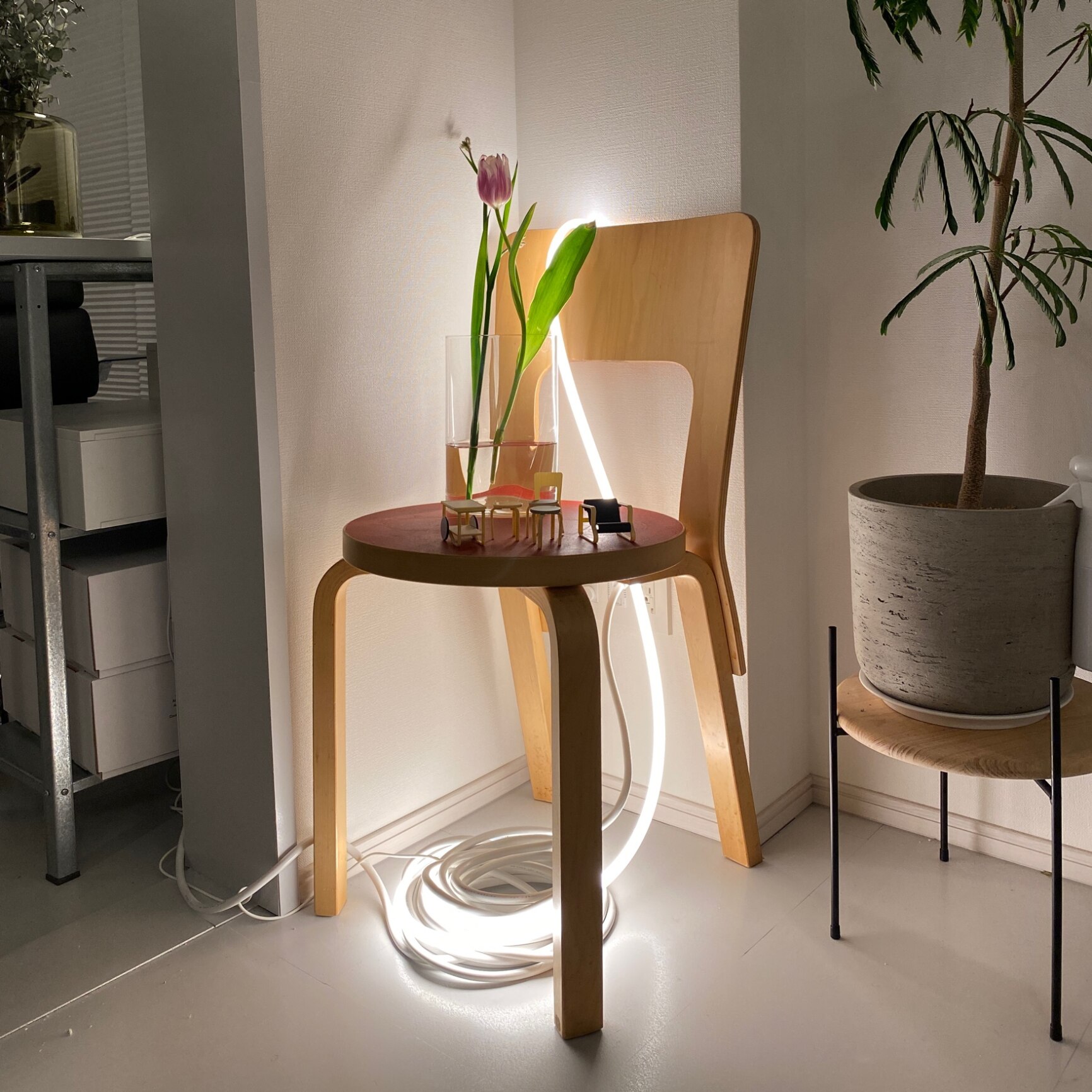 IKEA MYRVARV ミールヴァルヴ LEDテープライト 照明 2m - メルカリ