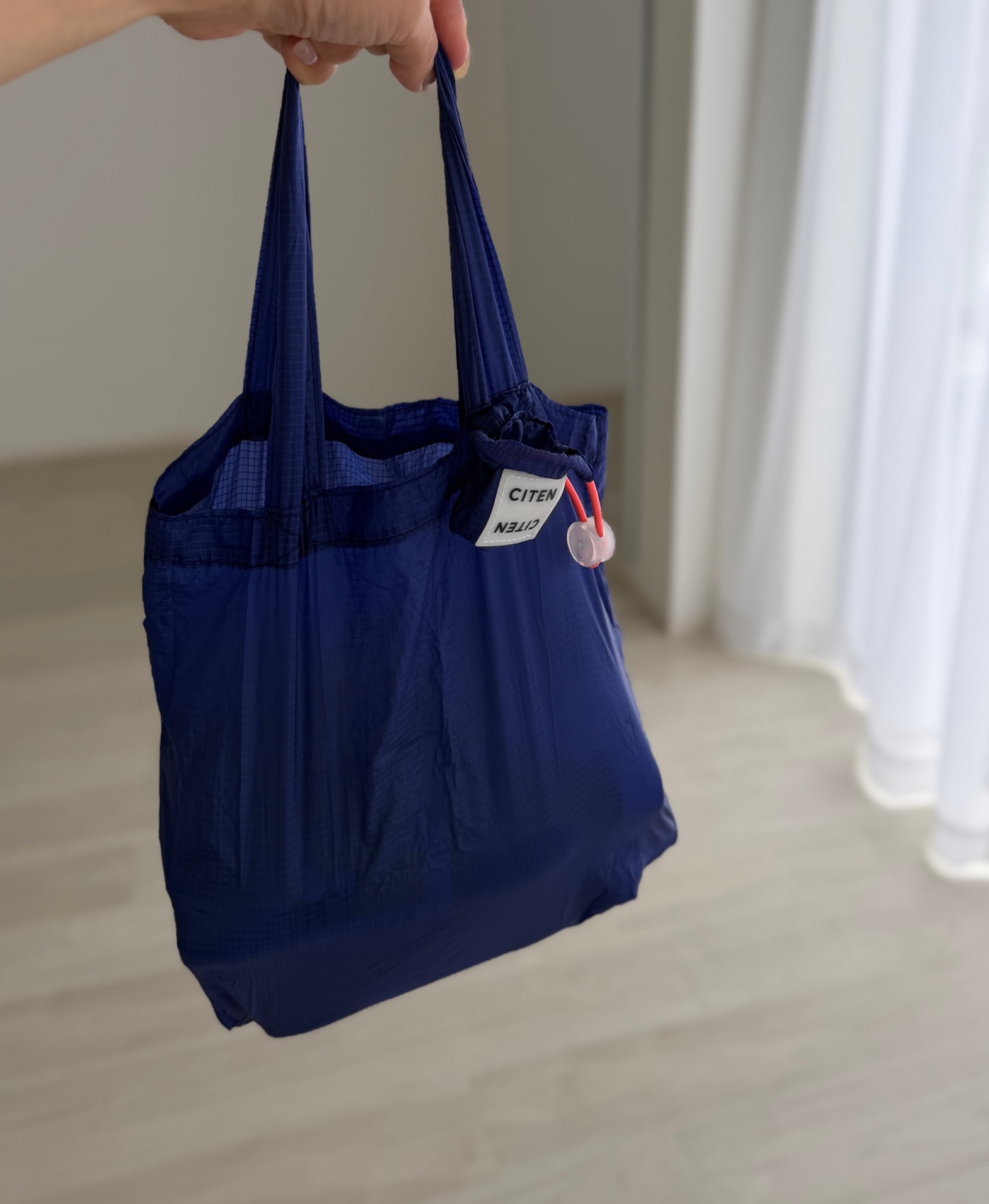 CITEN ＜CITEN＞クシュクシュマイクロトートS シテン バッグ トートバッグ ブラック ピンク オレンジ ブルー イエロー