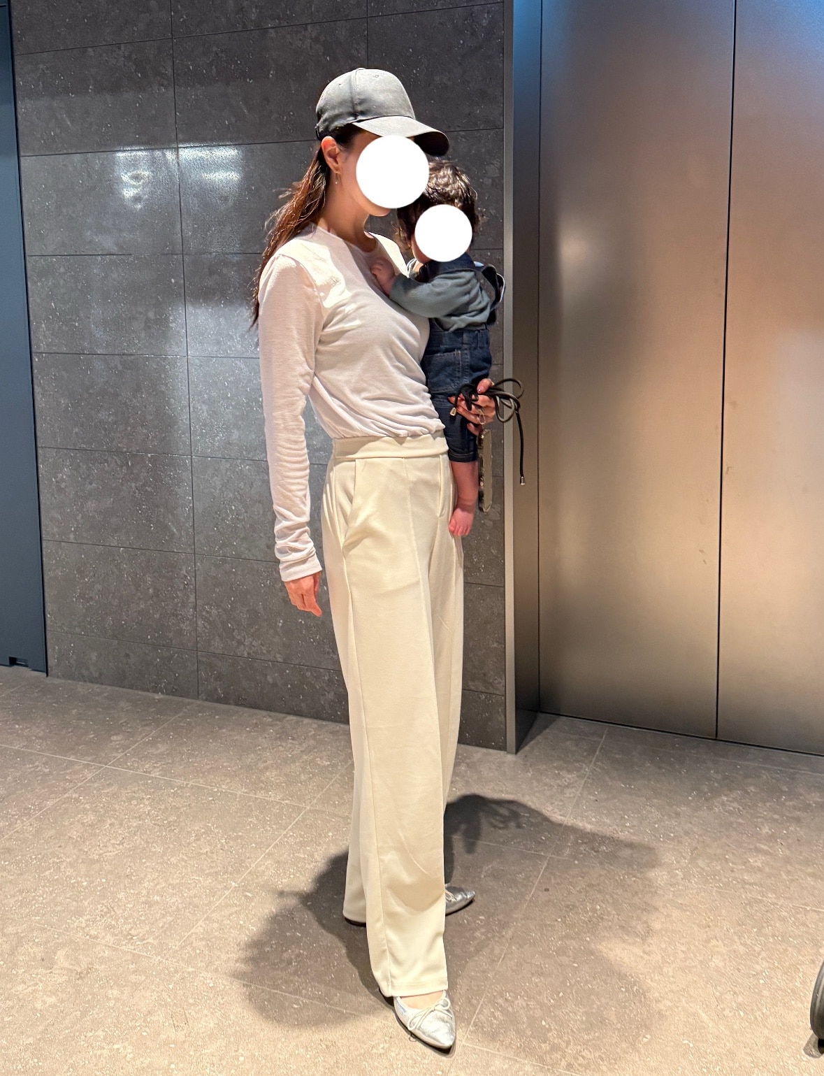 【期間限定：5,990円→2,399円！】 ストレッチ ワイドパンツ レディース パンツ きれいめ 高身長＆低身長 M/Lサイズ展開 通勤からカジュアルまで使える センタープレスパンツ 通勤 ウエストゴム 梨地 オフィス 冬 暖かい【ストレッチワイドパンツ】