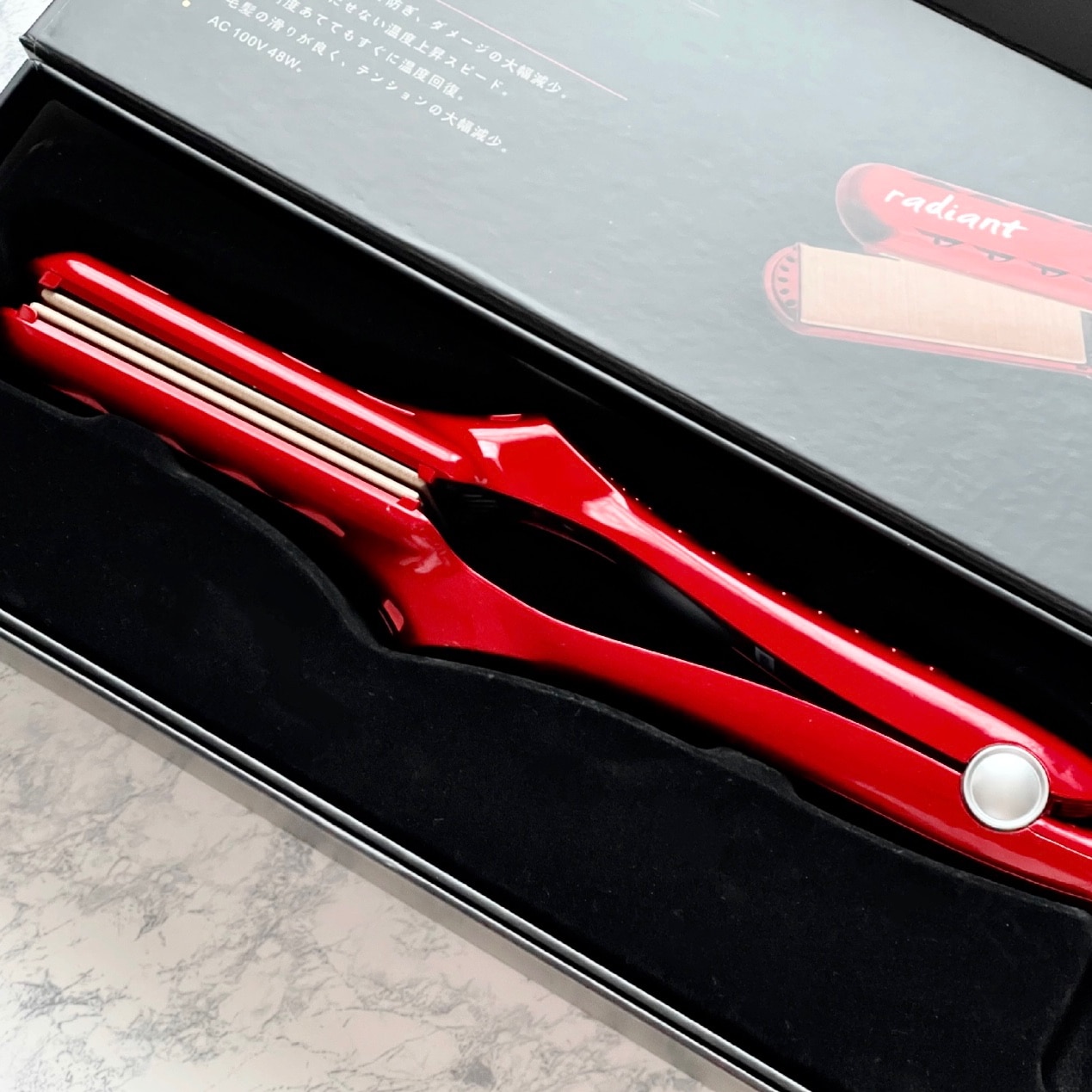ヘアアイロン B-next PROFESSIONAL HAIR IRON LM-126 B next LM126 シルクプロヘアアイロン 35mm radiant 交流