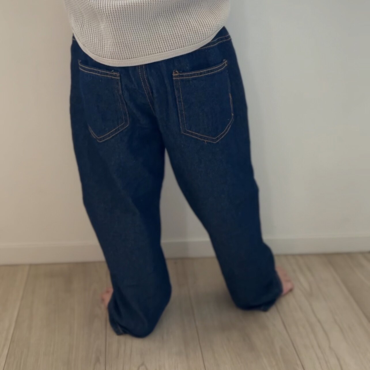＼20%OFFクーポン配布中／【再入荷】デニムパンツ | キッズ ベビー 子供 子供服 キッズ服 女の子 ガールズ 男の子 ボーイズ 春服 春物 パンツ ズボン 長ズボン ロングパンツ デニム ジーパン ジーンズ ポケット 保育園 キッズパンツ ビックシルエット 26SS 234172001