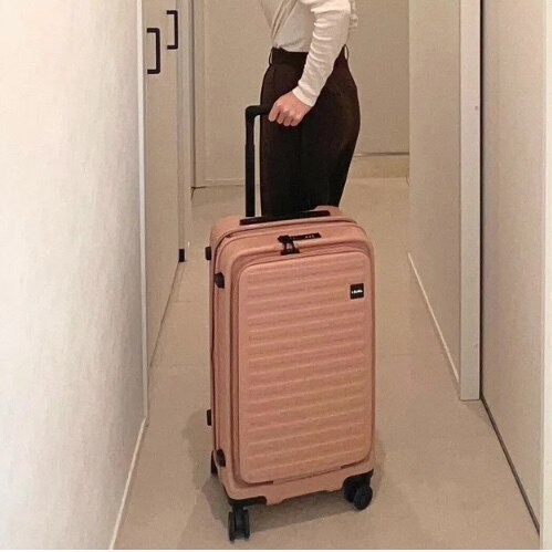 [ロジェール] スーツケース 100L 76.5cm 4.9kg マスタード 未使用・ほぼ新品ロジェール スーツケース 100L 76.5cm 4.9kg