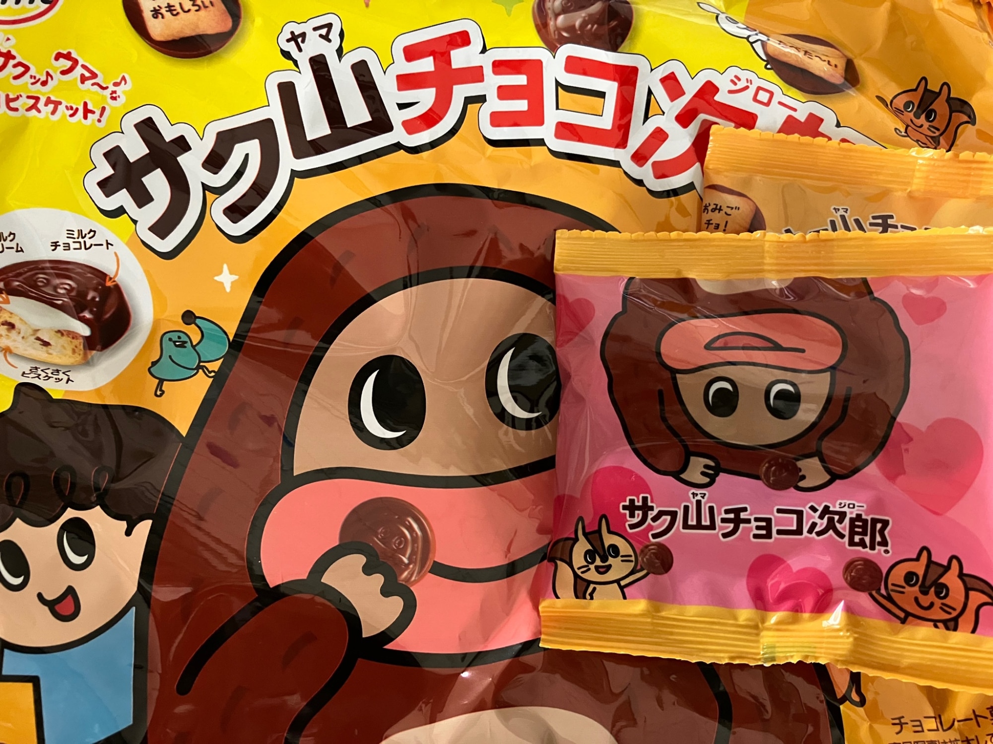 正栄デリシィ サク山チョコ次郎 6パック×6袋 チョコレート チョコ お