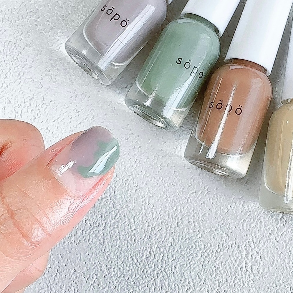 選べる3本セット】sopo ネイルポリッシュ 4ml マニキュア ネイル