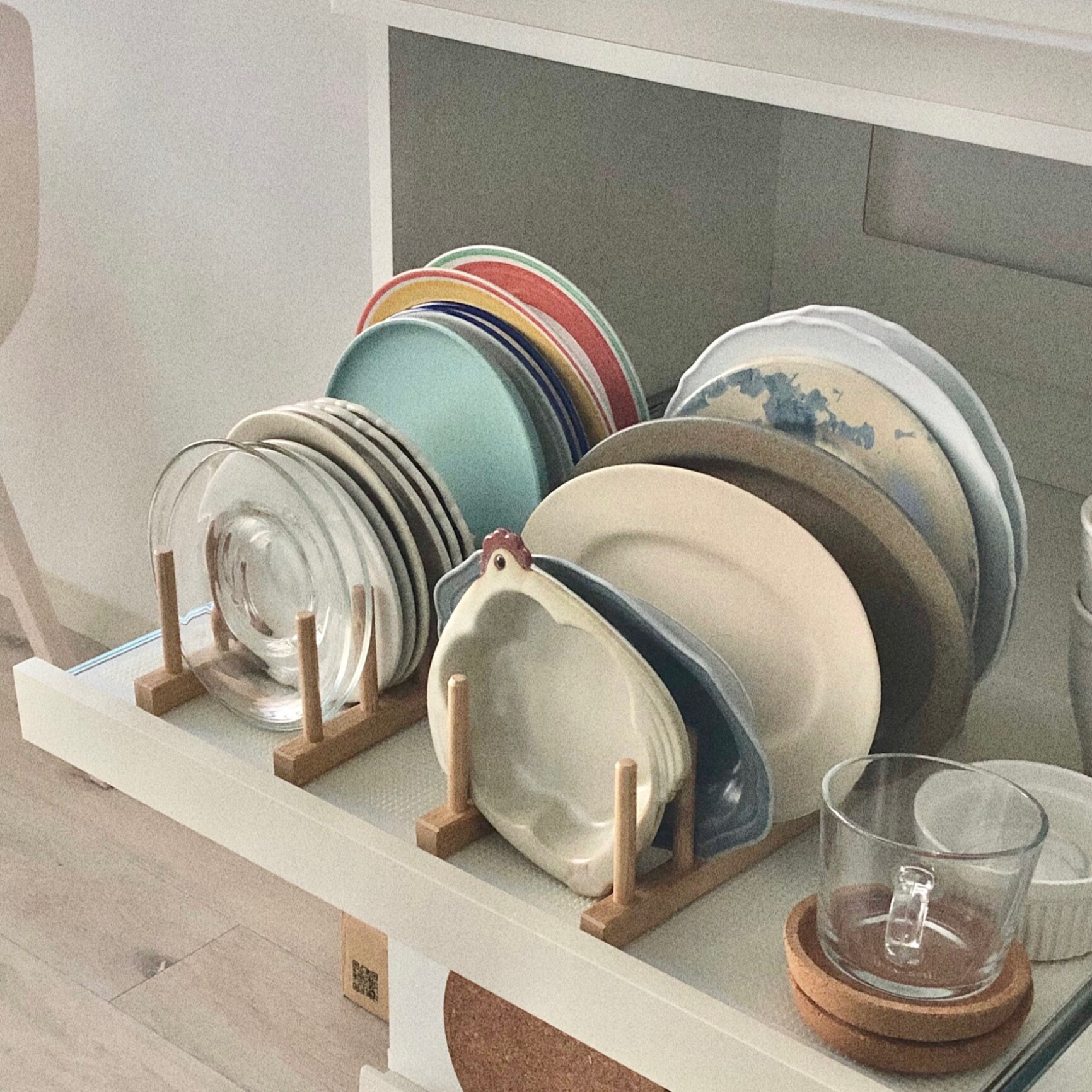 【あす楽】IKEA イケア プレートホルダー 竹 d00313322 OSTBIT オストビット キッチン用品 キッチン整理用品 皿