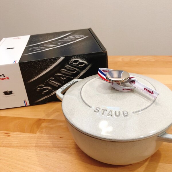 公式】【生涯保証】 ストウブ ワナベ M グレー 18cm STAUB Wa-NABE 