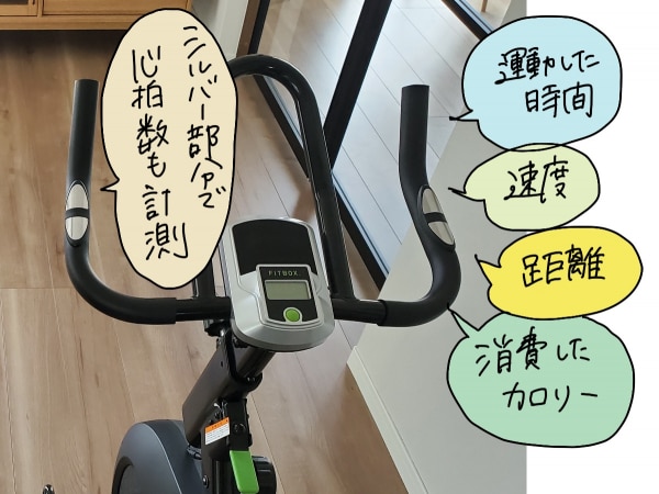 FITBOX公式】心拍数センサ フィットネスバイク スピンバイク 