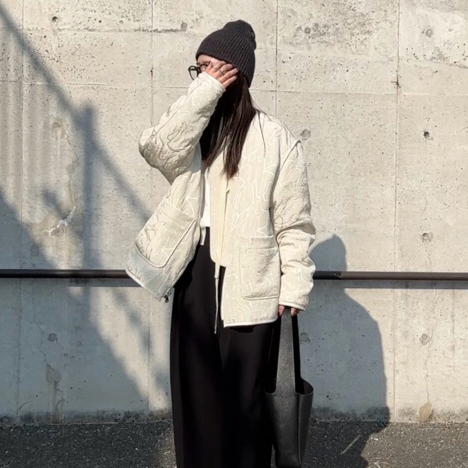 即納】TODAYFUL トゥデイフルJacquard Piping Blouson ジャガード