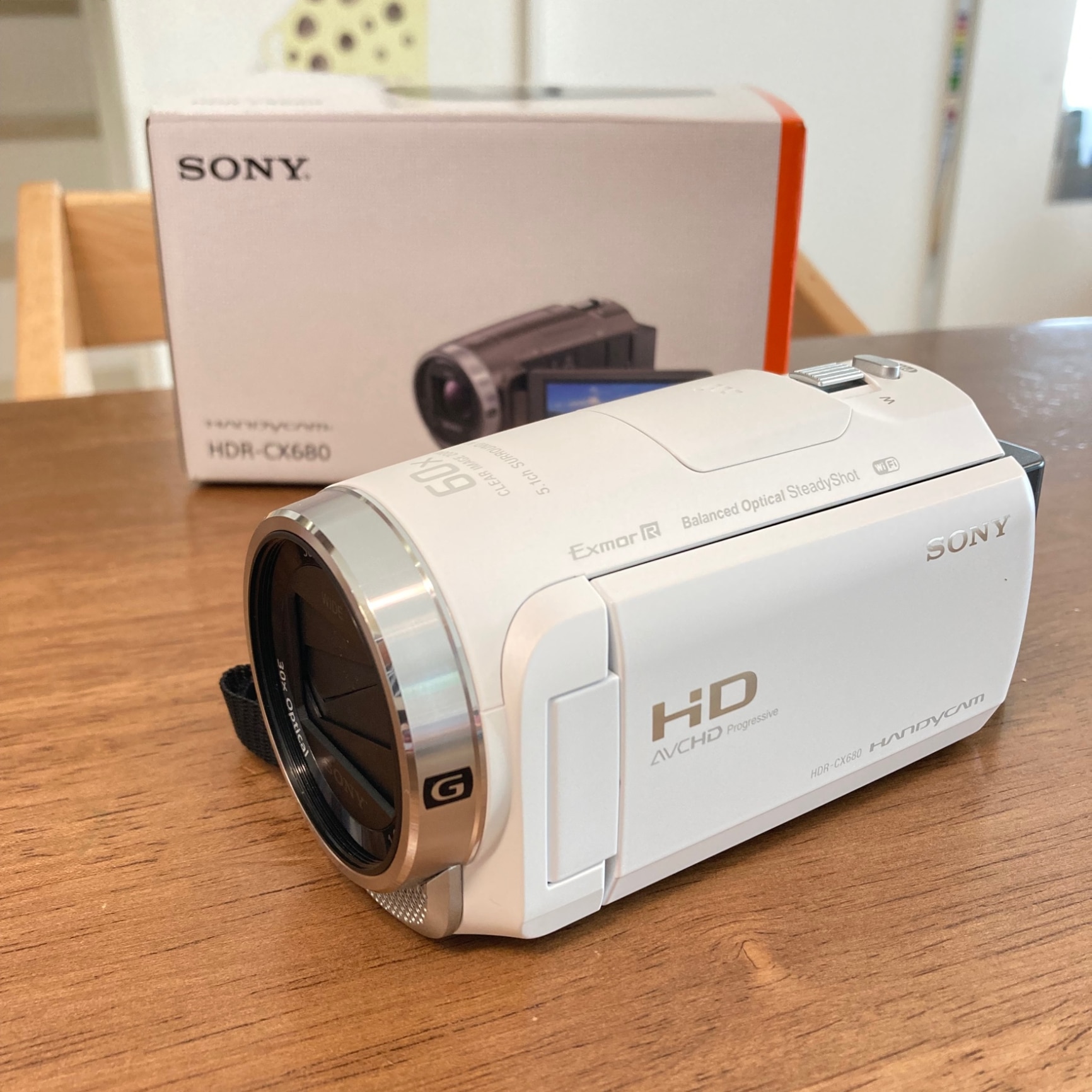 SONY HDR-CX680(W) デジタルHDビデオカメラレコーダー-