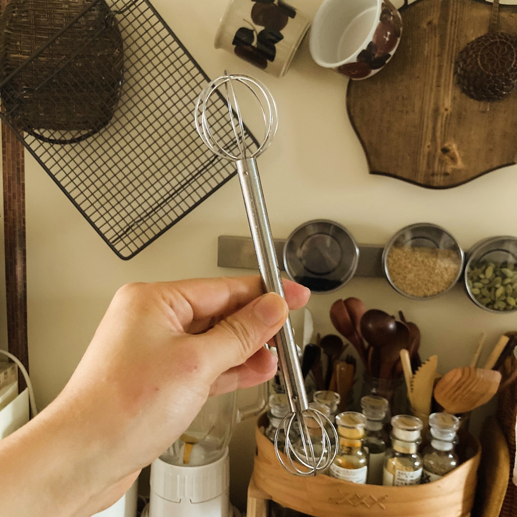 【ポイント5倍】2in1 味噌マドラー 卵ときスティック みそマドラー 卵とき 2WAY キッチン用品 計量 ステンレス 調理 味噌 味噌汁 調理器具 キッチンツール 泡だて器 撹拌器 マドラー 便利グッズ まぜ卵 卵溶き 味噌溶き 時短グッズ 霜山 レビュー特典付き