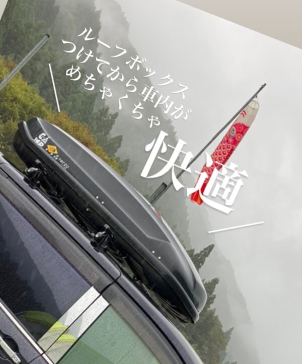 TERZO ORCA(オルカ) EA420B ルーフボックス 大容量420リットル 両開き 
