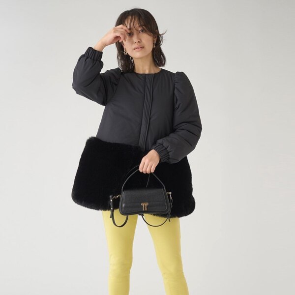 SALE／30%OFF】CELFORD エコファーコンビブルゾン セルフォード 