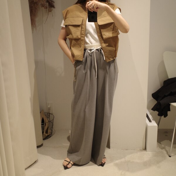 60％）cen.made in Japan/レイヤードリラックスパンツ 18,700→7,480