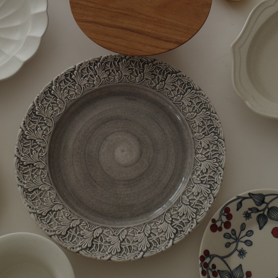 レースプレート 25cm 5色 ESP5【MATEUS マテュース スウェーデン