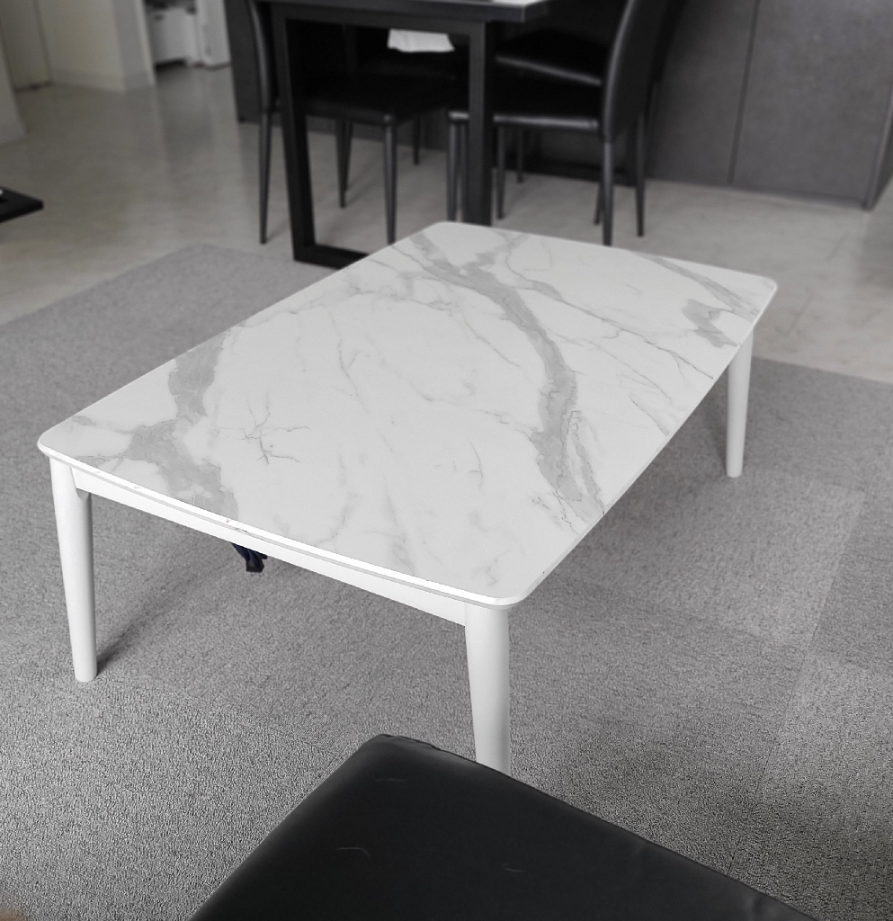 フランフラン モスコ こたつテーブル S マーブル 800×600 - 机/テーブル