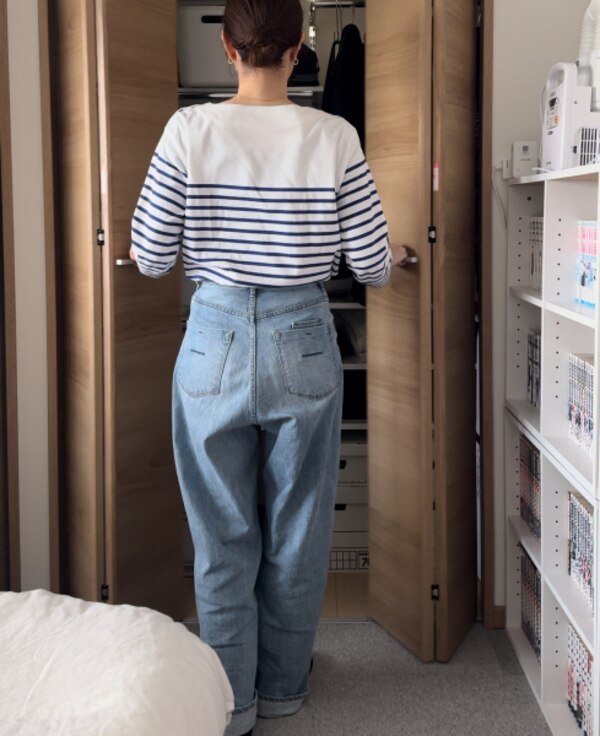 IENA YANUK/ヤヌーク JOAN ルーズストレートデニム イエナ パンツ  