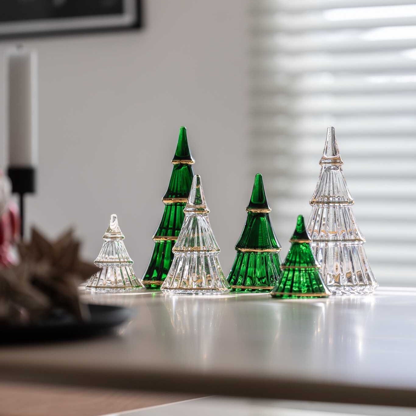 HOLMEGAARD ホルムガード ガラスのクリスマスツリー グリーン XLサイズ