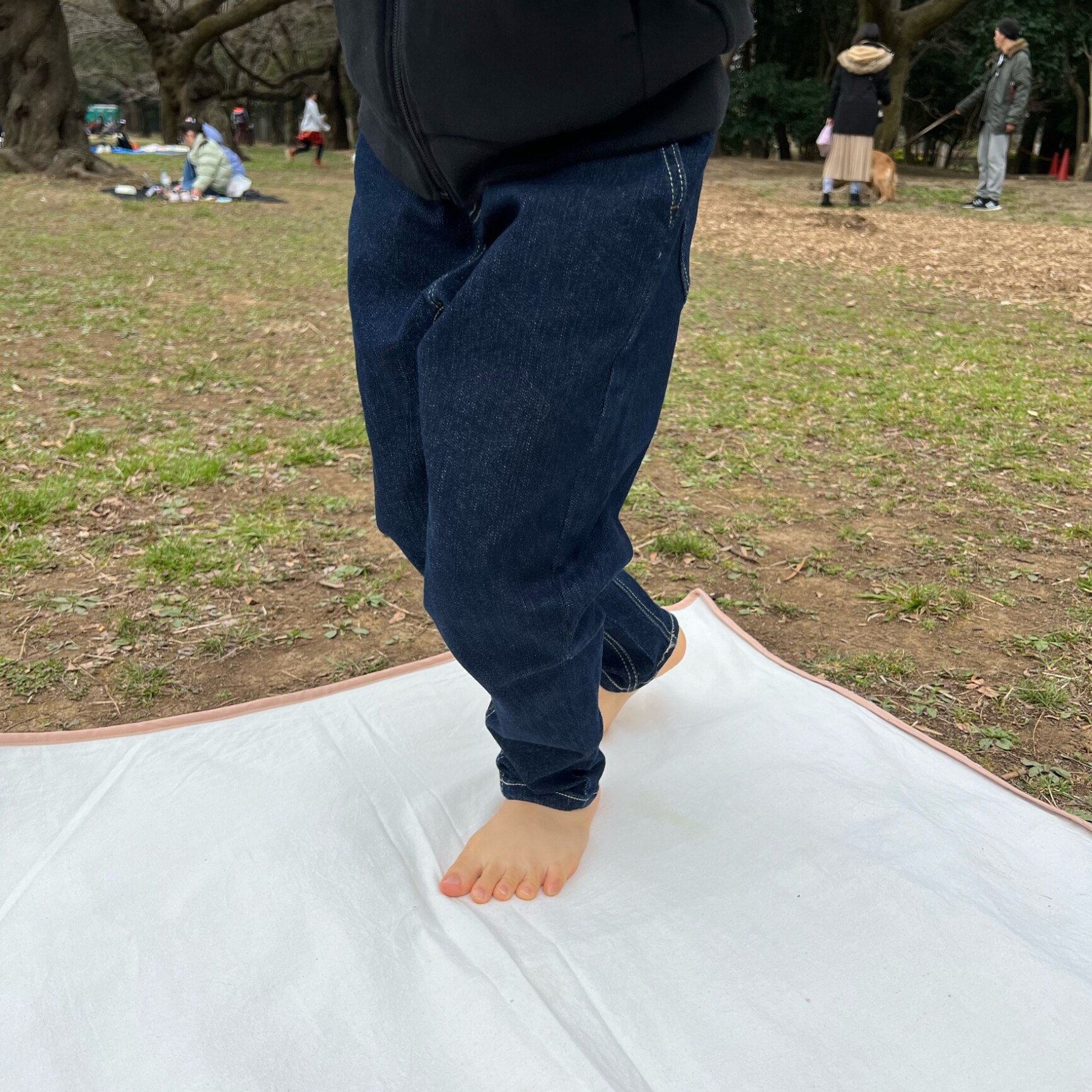 【期間限定SALE/25%OFF】ガーデナーテーパードデニムパンツ 送料無料 男の子 女の子 男女兼用 ユニセックス 秋物 冬物 春物 子供服 子ども服 ベビー キッズ ジュニア 子供 子ども こども PTS - メイン画像 1