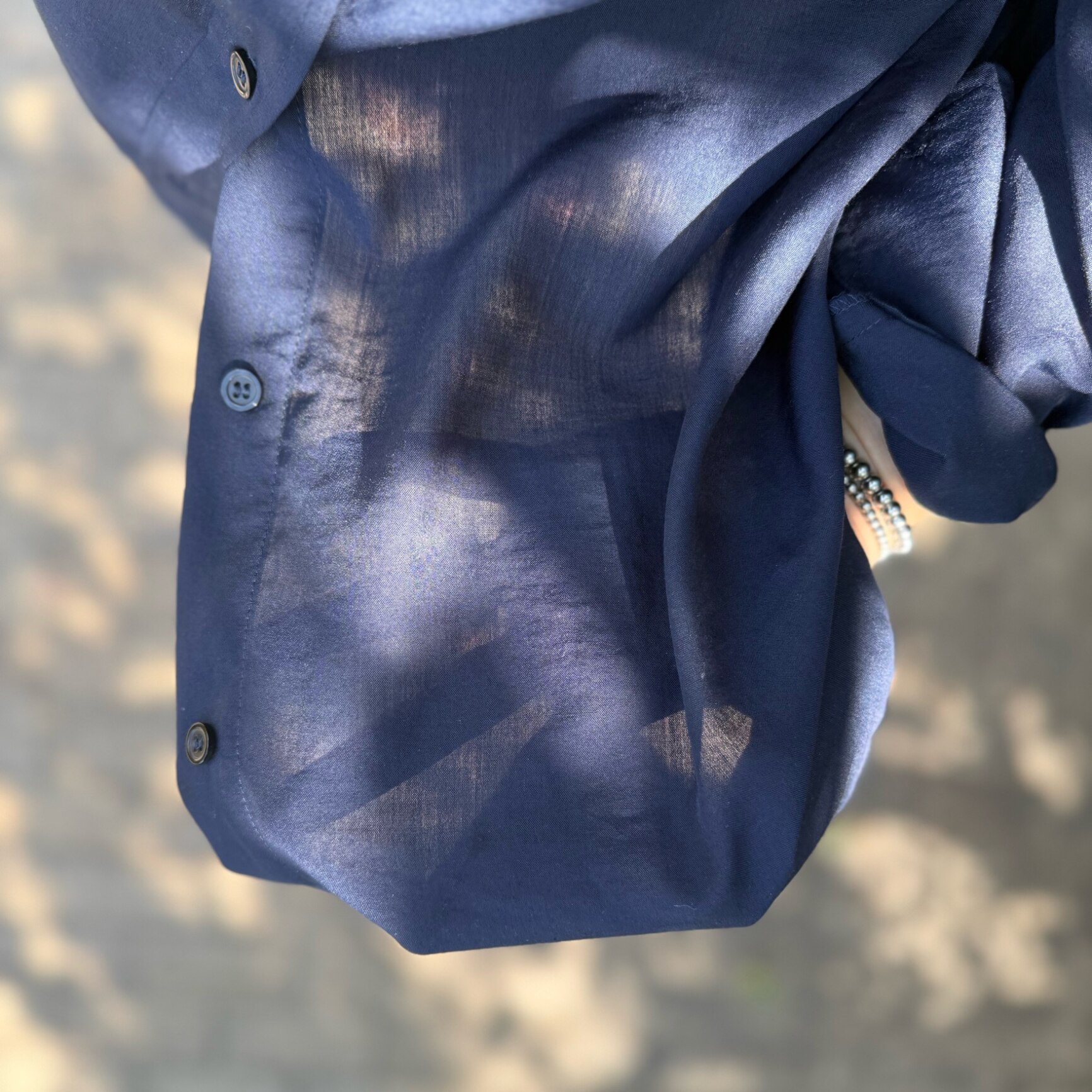 【yuki×for/cコラボ】速乾 UVカット ダブルポケット シャツ レディース シワになりにくい リサイクルポリエステル サスティナブル 春 夏 秋 M Lサイズ 洗濯可 for/c フォーシー ドキ子 コラボ 楽天room【メール便可】 - メイン画像 5