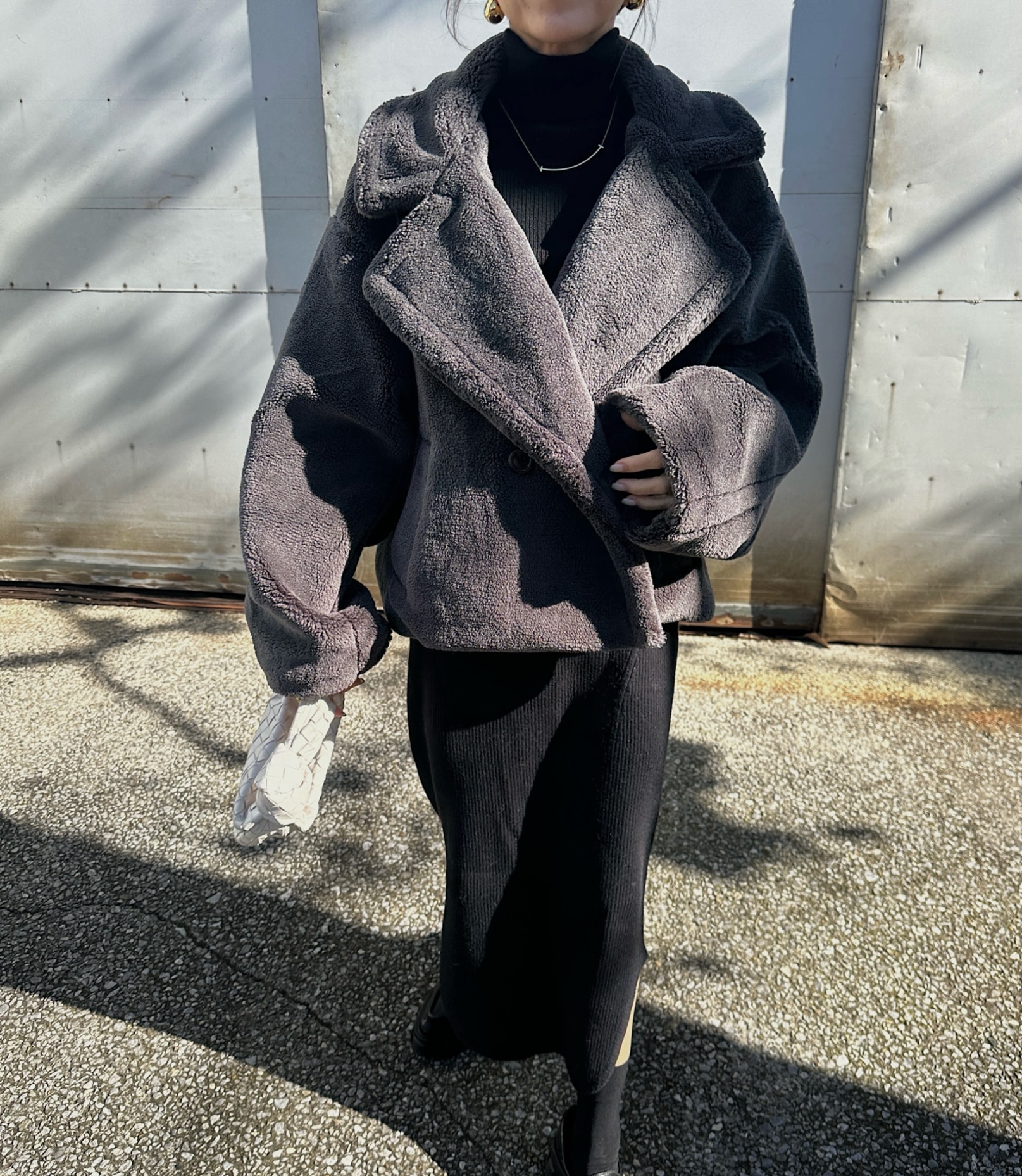 SALE】テディベアショートコート アウター Pコート ピーコート