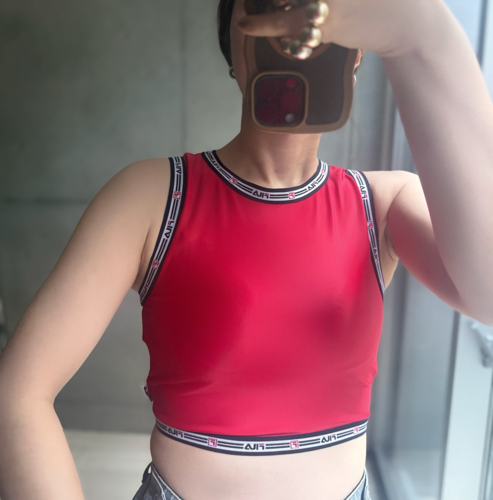 【SALE／85%OFF】FILA (W)ブラトップ ニッキー 水着・スイムグッズ 水着 レッド ブラック ネイビー