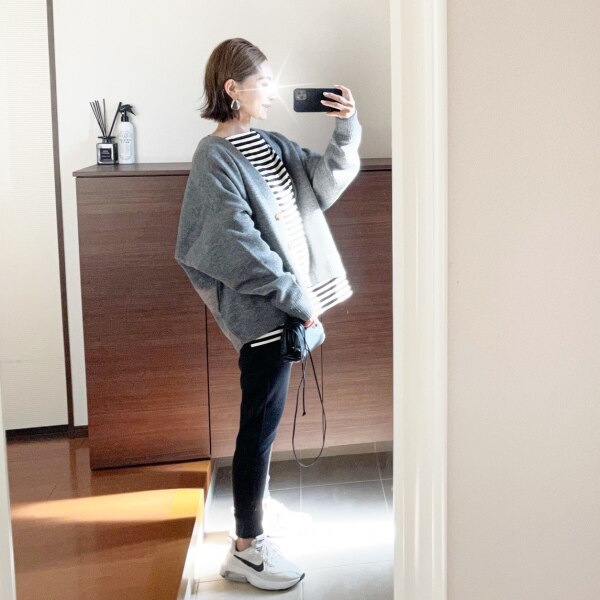 yuki×HAPTIC】ウール圧縮ニットショートコーディガン ROOMコラボ  