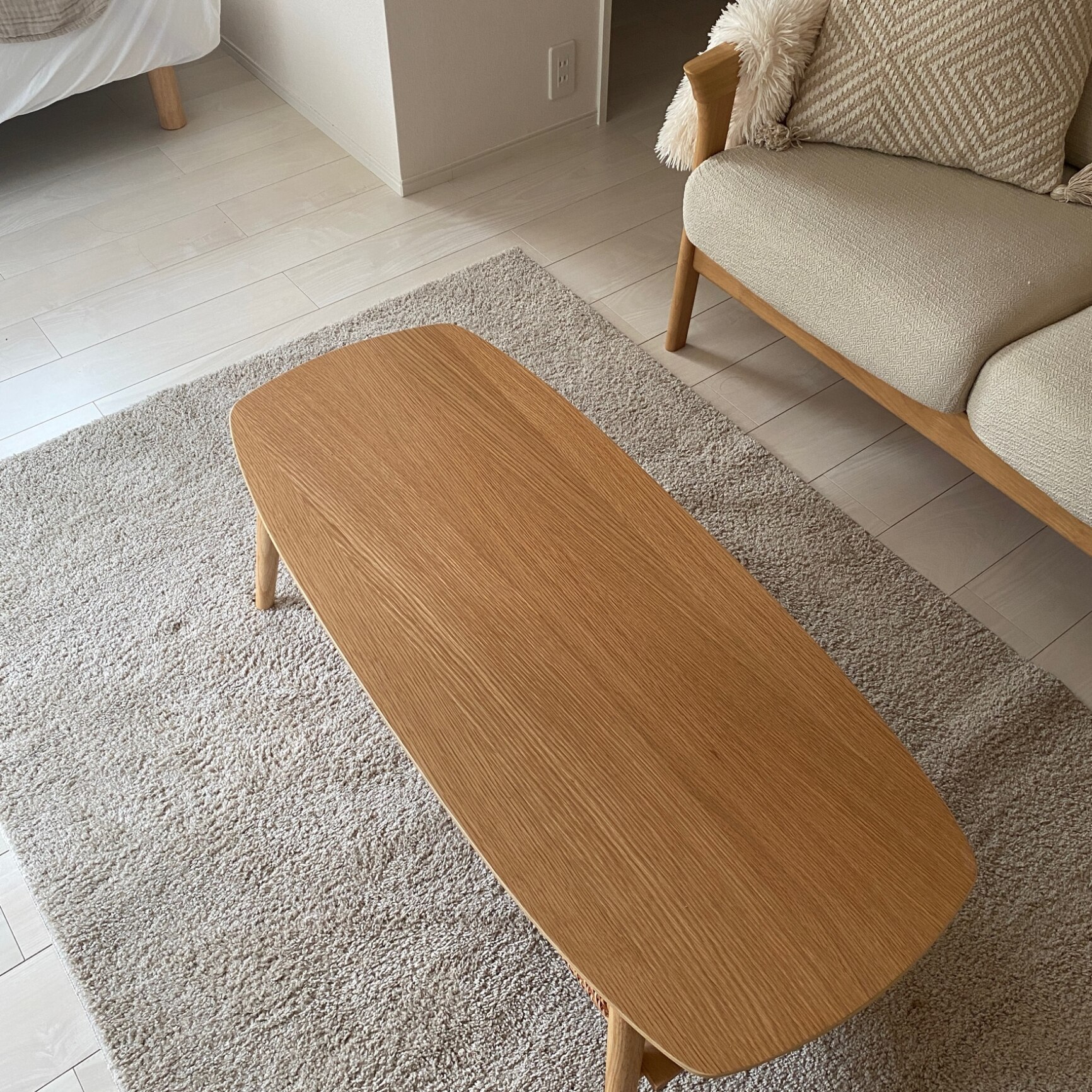 ローテーブル 折りたたみ ノチェロ NOCELLO 収納 棚付き 幅105cm