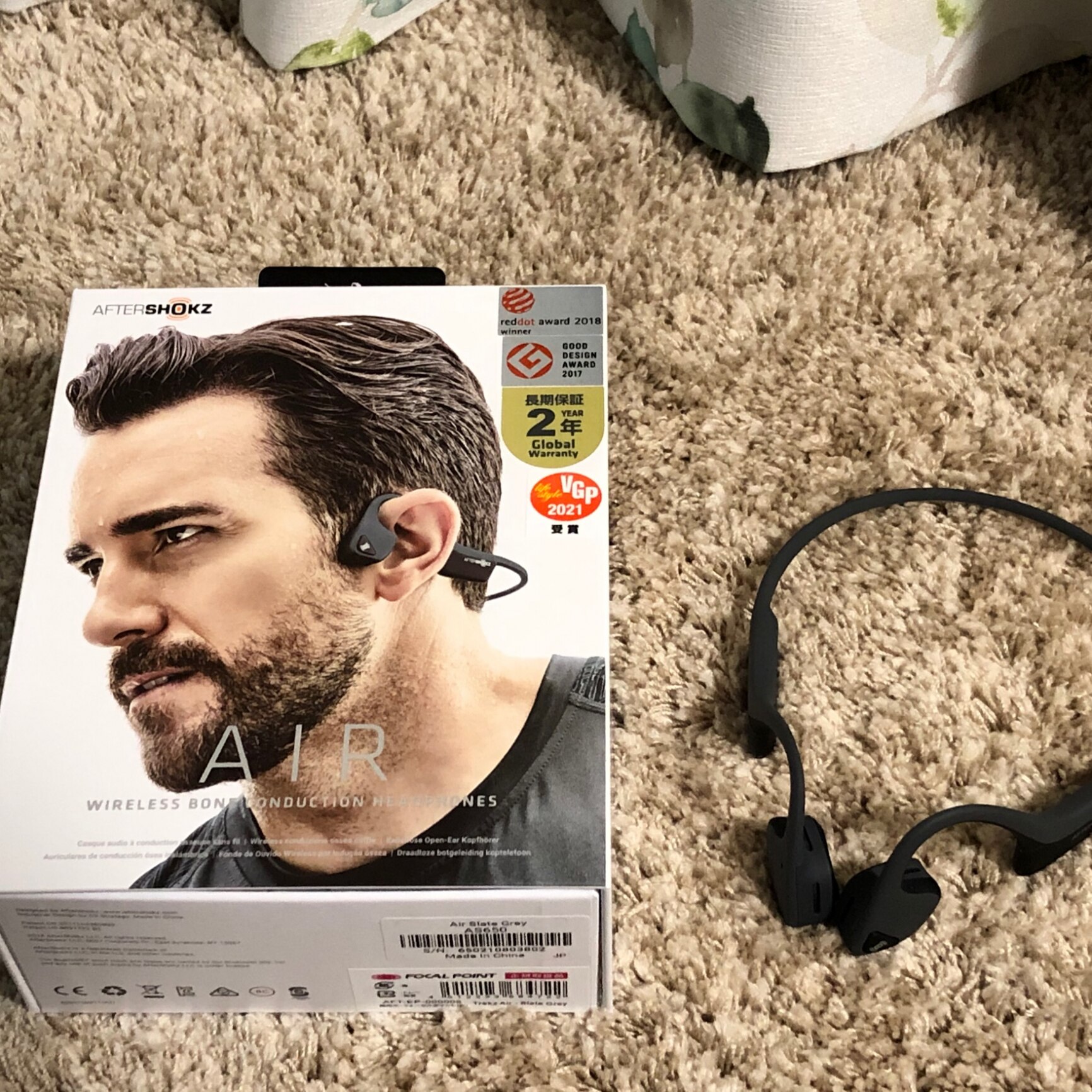 在庫限り】骨伝導 ワイヤレス イヤホン Aftershokz アフターショックス