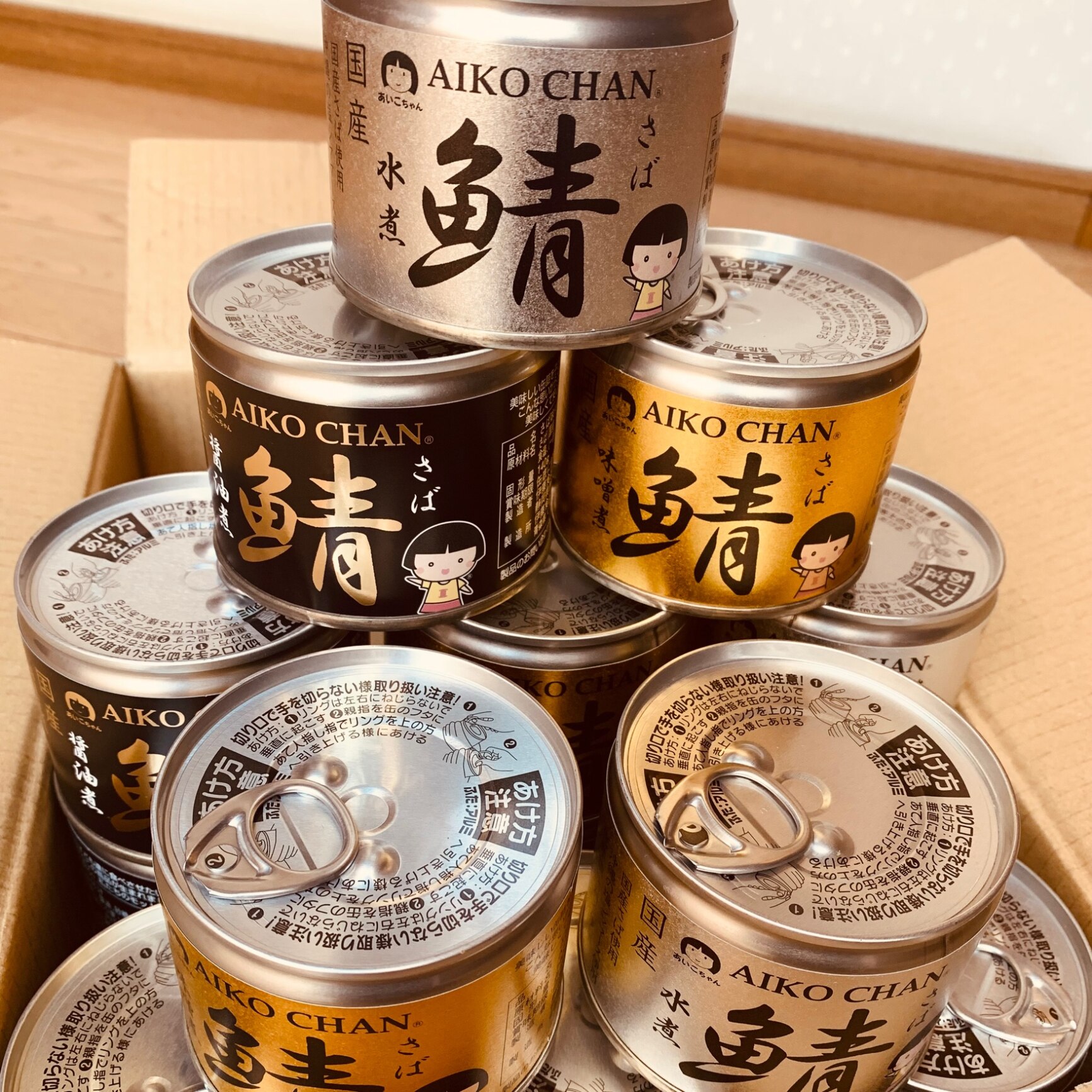 伊藤食品　AIKO CHAN 鯖缶詰　醤油煮・内容総量190ｇ✖24缶