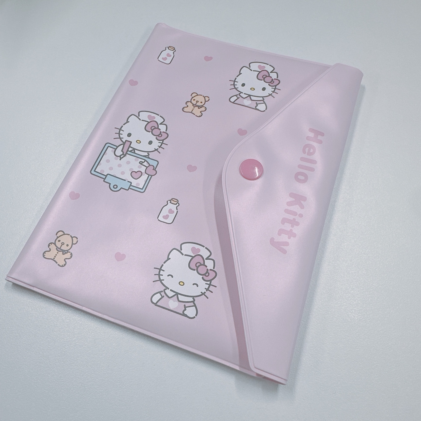 製薬会社ノベルティ ハローキティ 診察券ケース10枚入り2種類セット