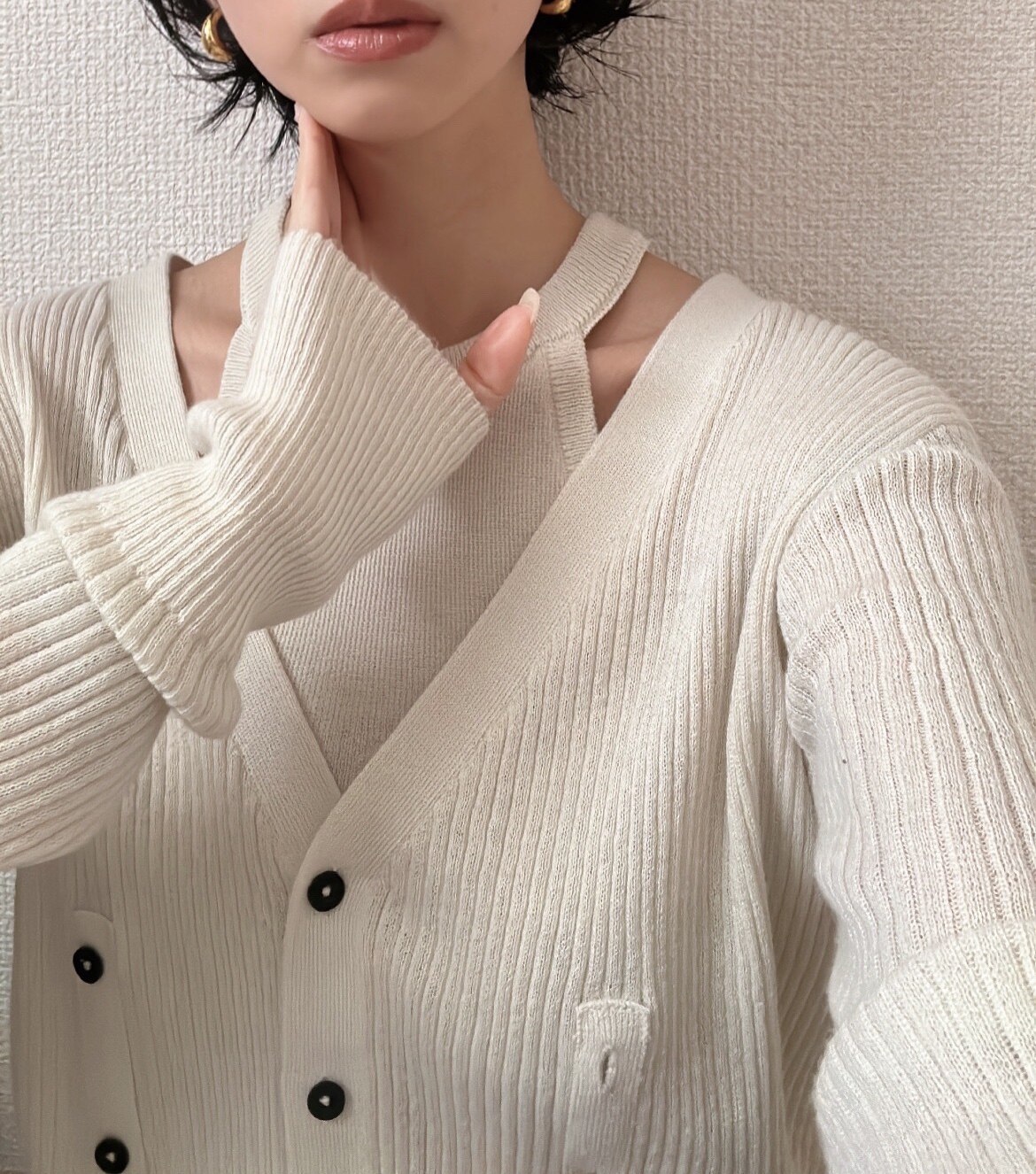 即納》 TODAYFUL 2023spring.summer トゥデイフル Layered Knit