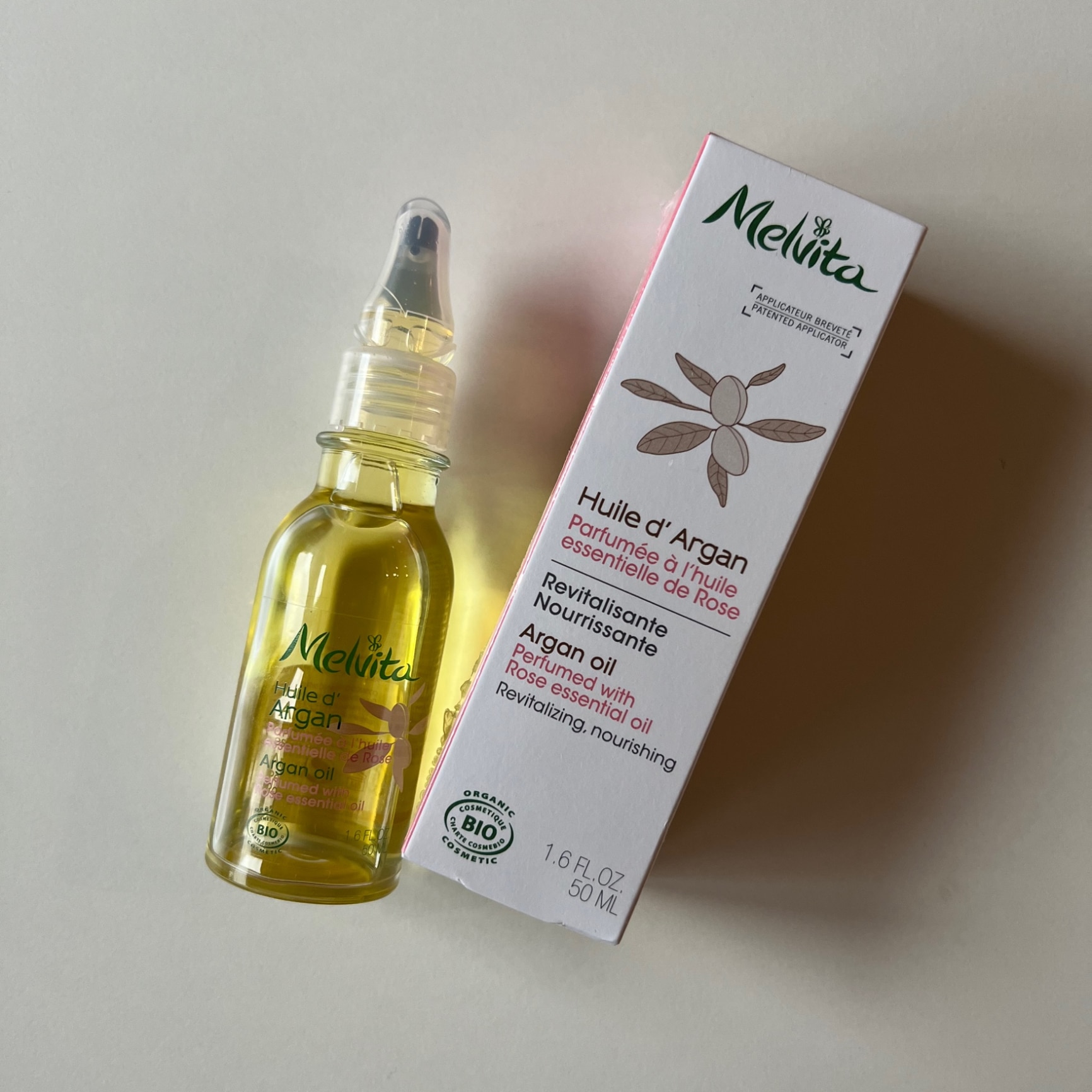 メルヴィータ MELVITA ビオオイルアルガンオイルローズ 50mL【135g