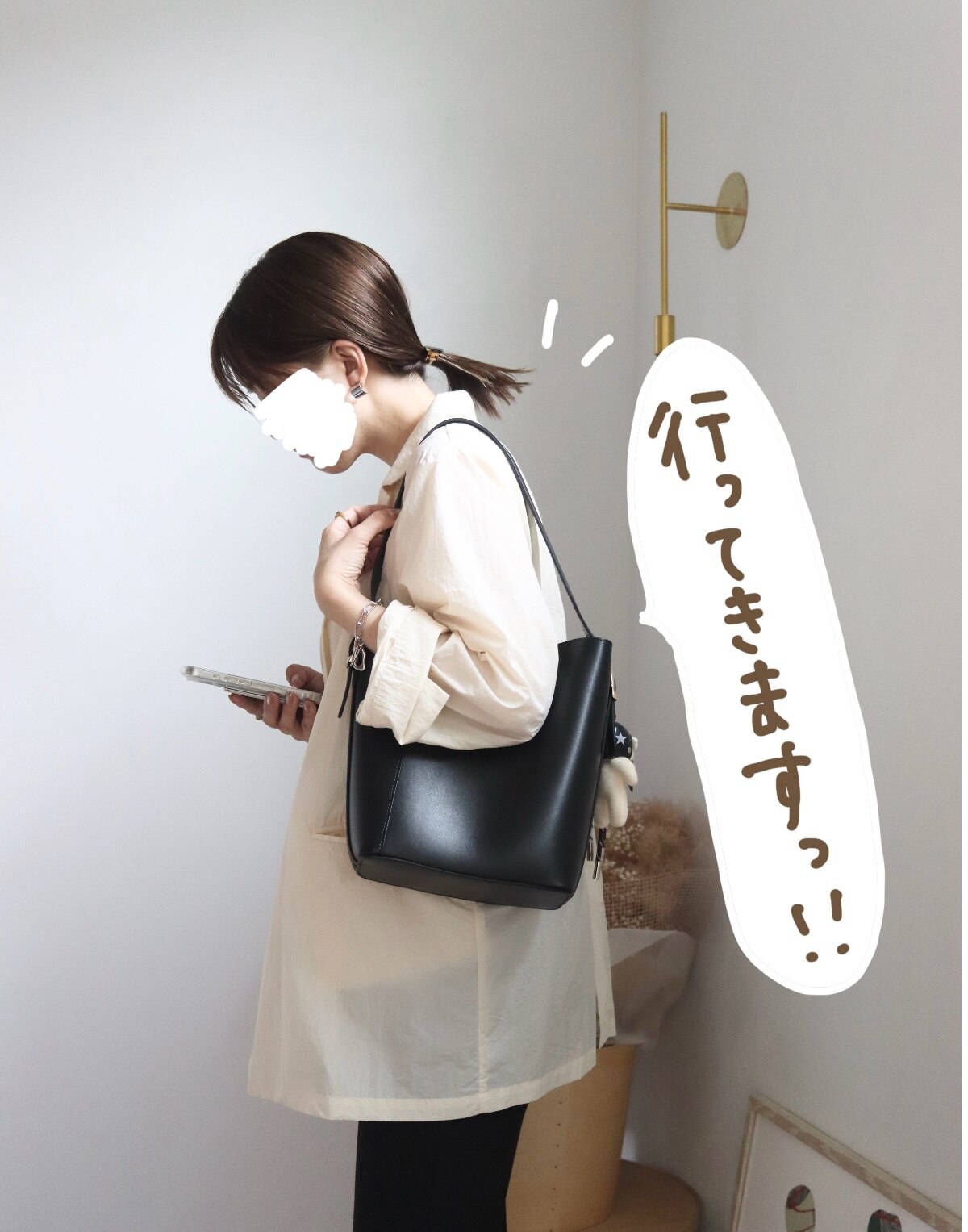 オギャコさん紹介】NEESE ニーズ 本革バケツ型ショルダーバッグ