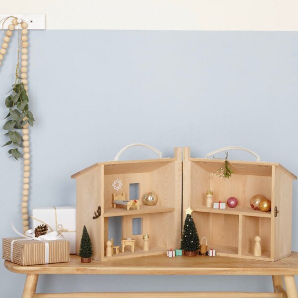 Olli Ella（オリエラ）Holdie House 木製ドールハウス【キッズ 子供  