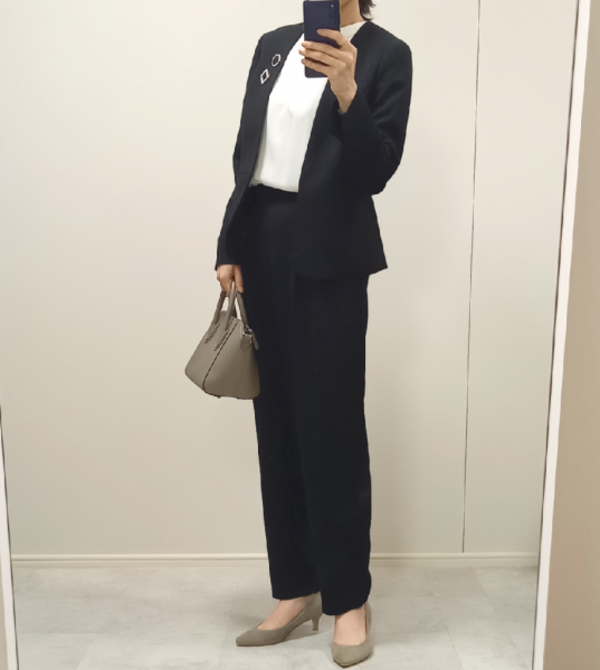 喪服 礼服 ブラックフォーマル パンツスーツ パンツ レディース