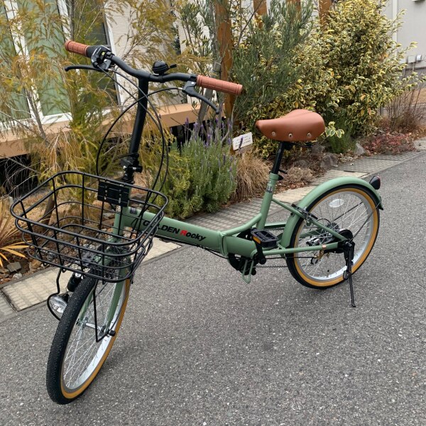 折りたたみ自転車 ミニベロ 20インチ 6段変速 GOLDEN ROCKY golden 
