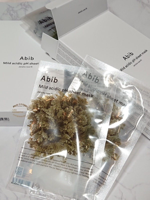 送料無料】abib アビブ 弱酸性pHシートマスクパック 10枚 / 復活草