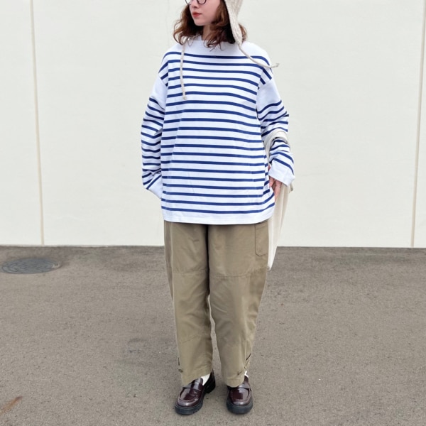 LENO リノ BASQUE SHIRT バスクシャツ ブルーボーダー